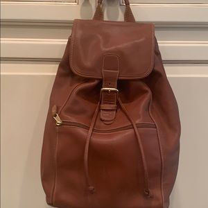 Coach Leather Backpack